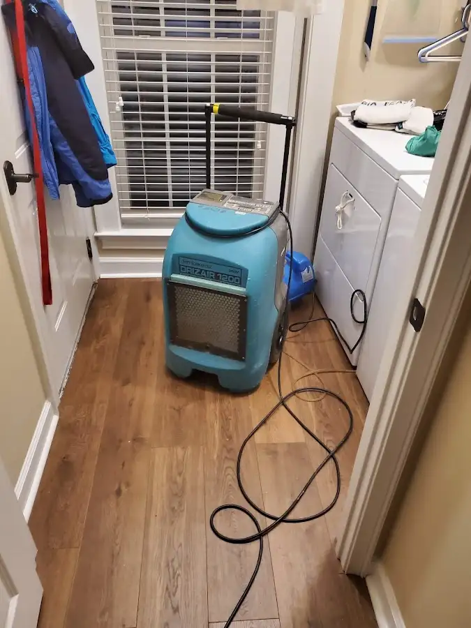 Commercial dehumidifier deployed for Flood Damage Cleanup in Chowchilla